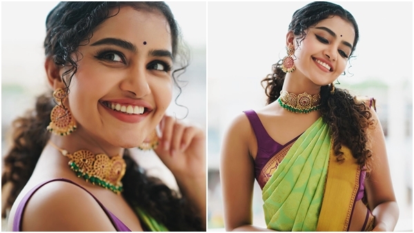 സാരിയില്‍ ക്യൂട്ട് ലുക്കുമായി അനുപമ പരമേശ്വരന്‍; വൈറലായി പുതിയ ഫോട്ടോഷൂട്ട്