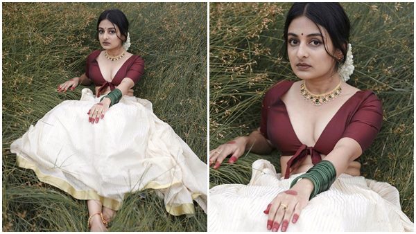 പുല്‍തകിടില്‍ മാലാഖയെ പോലെ സുന്ദരിയായി നടി എസ്തര്‍ അനില്‍; ഗ്ലാമറസ് ഫോട്ടോഷൂട്ട് വൈറല്‍