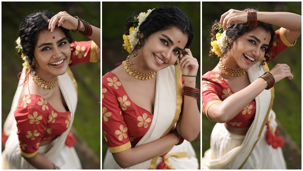 ഓണം ലുക്കില്‍ തിളങ്ങി അനുപമ പരമേശ്വരന്‍; വൈറൽ ഫോട്ടോഷൂട്ട് കാണാം