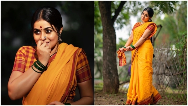 നാടൻ വേഷത്തിലും ഷംന പൊളി തന്നെ.. മഞ്ഞ സാരിയിൽ നാടൻ പെൺകൊടിയായി  നടി.. വൈറൽ ചിത്രങ്ങൾ