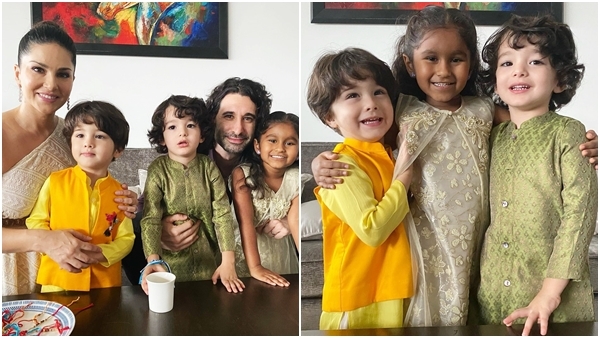 ഹൗ ക്യൂട്ട്... രാഖി കെട്ടി സണ്ണിയുടെ മക്കൾ.. കൂടുംബ ചിത്രം ഏറ്റെടുത്ത് ആരാധകർ