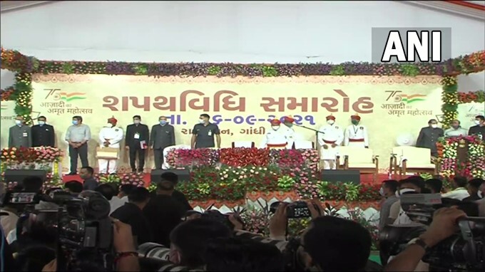 24 ministers sworn in the new cabinet of Gujarat CM Bhupendra Patel