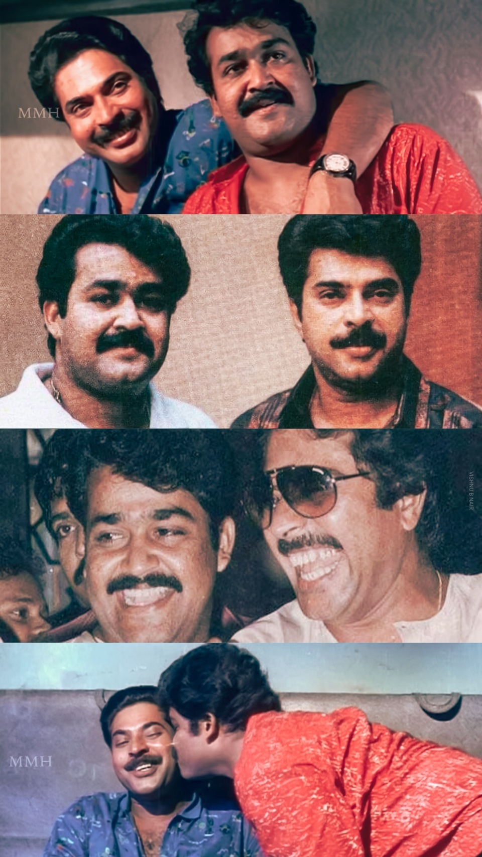 നിറഞ്ഞുചിരിച്ച് മോഹന്‍ലാല്‍; പോസ് ശരിയാക്കി ക്യാമറയുമായി മമ്മൂട്ടി... ചിത്രങ്ങള്‍ വൈറല്‍