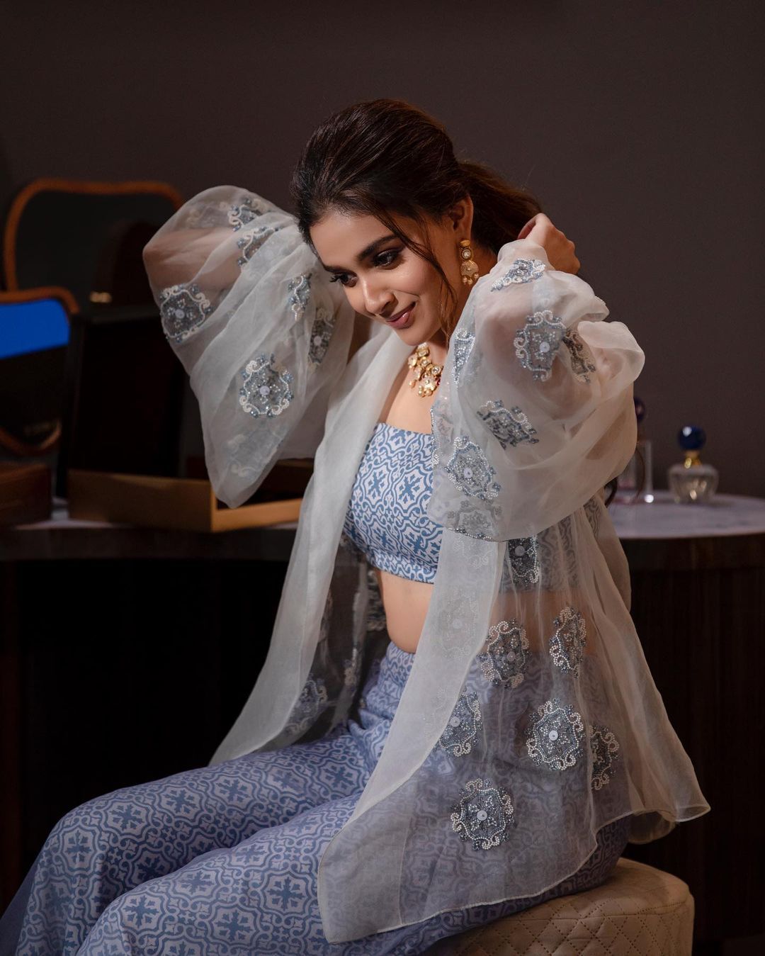 കീര്‍ത്തിക്കൊപ്പം തൃഷയും കല്യാണിയും സാമന്തയും; ഈവനിംഗ് വൈബ് അടിച്ചുപൊളിച്ച് താര സുന്ദരികള്‍