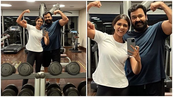 പെര്‍ഫെക്ട് ഓകെ; മോഹന്‍ലാലിനൊപ്പമുള്ള വര്‍ക്കൗട്ട് ചിത്രങ്ങള്‍ പങ്കുവച്ച് കല്യാണി പ്രിയദര്‍ശന്‍