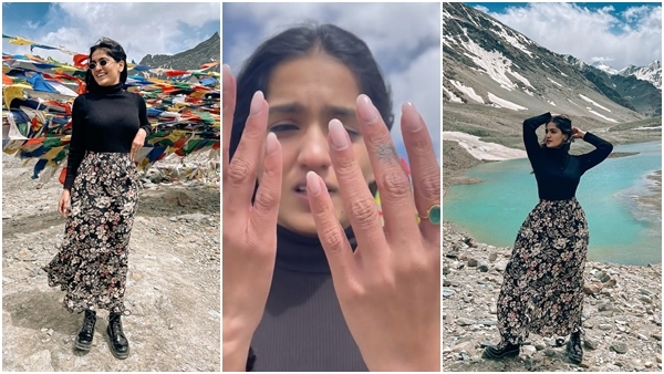 തണുത്തുവെറക്കുന്ന കൈകളും ചുണ്ടും; ഹിമാചലിലെ പുതിയ വിശേഷങ്ങളുമായി സാനിയ, ചിത്രങ്ങൾ കാണാം 