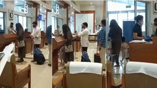 കാവ്യ മാധവന്റെ കൈ ചേര്‍ത്ത് പിടിച്ച് കുഞ്ഞ് മഹാലക്ഷ്മി; പിന്നാലെ ദിലീപ്, ചിത്രങ്ങള്‍ വൈറല്‍