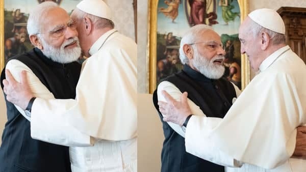 വത്തിക്കാനിലെത്തി മാര്‍പാപ്പയെ കാണുന്ന അഞ്ചാം പ്രധാനമന്ത്രി നരേന്ദ്ര മോദി; ചിത്രങ്ങള്‍