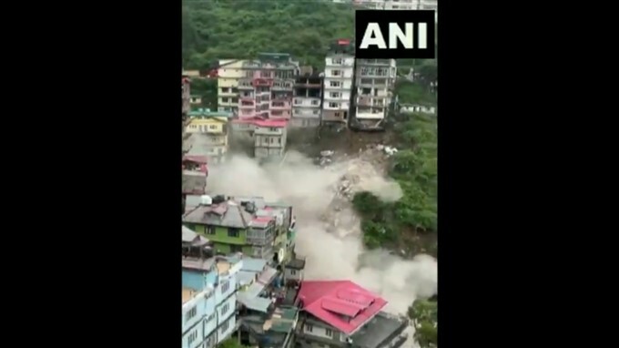 Multi-Storey building collapsed at Kachi Ghati In Shimla