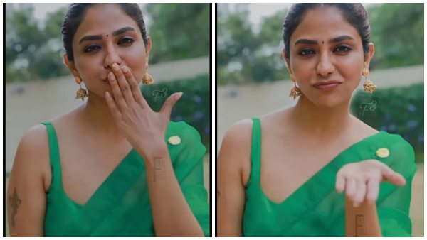 ഒരു രക്ഷയുമില്ലല്ലോ.. പച്ച സാരിയിൽ അതിസുന്ദരിയായി പൂർണിമ, ചിത്രങ്ങൾ വൈറൽ