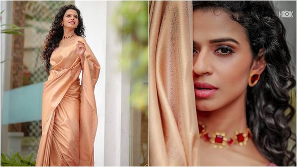 സാരിയില്‍ അതീവ സുന്ദരിയായി ഉടന്‍പണം താരം മീനാക്ഷി; പുതിയ ചിത്രങ്ങള്‍ വൈറല്‍