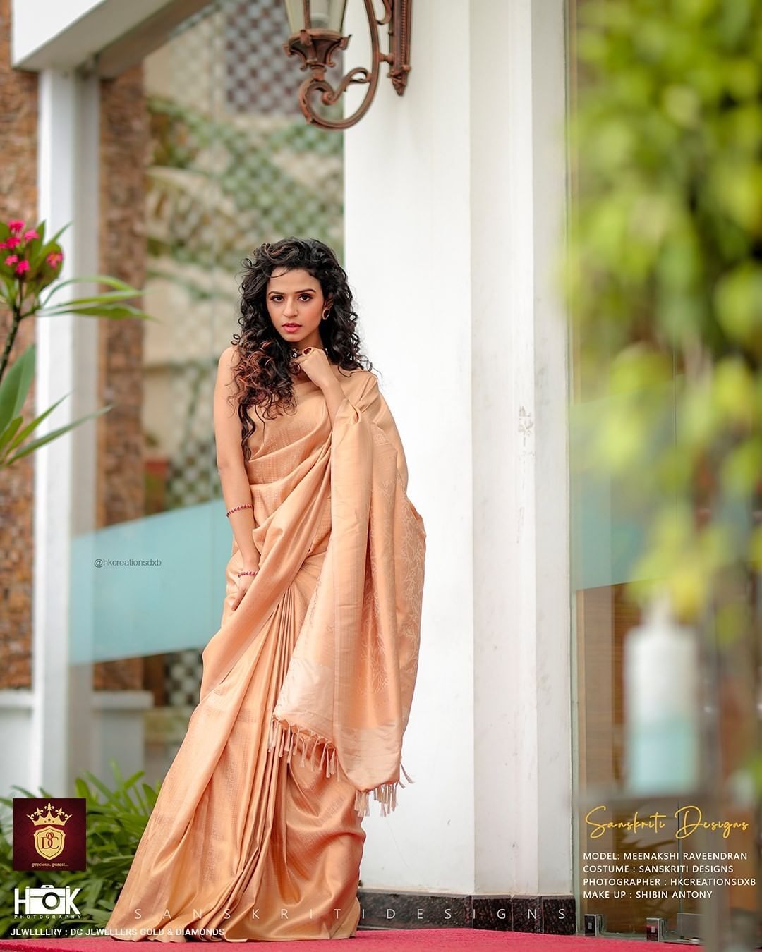 സാരിയില്‍ അതീവ സുന്ദരിയായി ഉടന്‍പണം താരം മീനാക്ഷി; പുതിയ ചിത്രങ്ങള്‍ വൈറല്‍