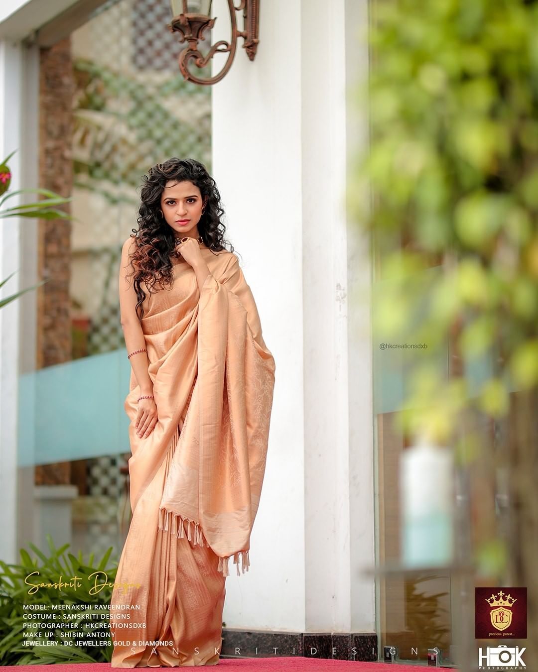 സാരിയില്‍ അതീവ സുന്ദരിയായി ഉടന്‍പണം താരം മീനാക്ഷി; പുതിയ ചിത്രങ്ങള്‍ വൈറല്‍