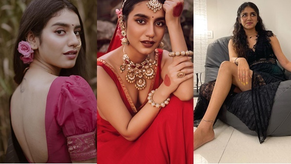 തനി നാടന്‍ ലുക്കില്‍ പ്രിയ  പി വാര്യര്‍: ഒപ്പം ഗ്ലാമറസ് ലുക്കും, വൈറലായി ചിത്രങ്ങള്‍