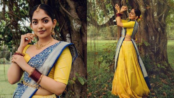 യെല്ലോ മീൻസ് ബ്യൂട്ടി.. മഞ്ഞ ധാവണി ലുക്കിൽ വീണ്ടും കിടിലൻ ലുക്കിൽ അഹാന..ഫോട്ടോഷൂട്ട്