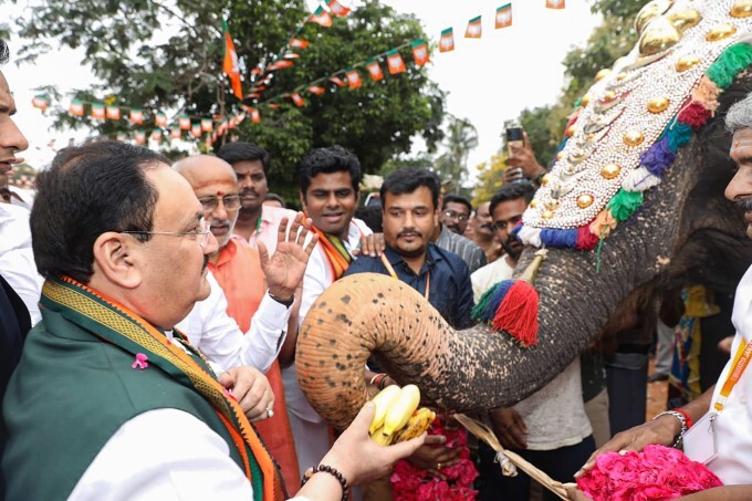 BJP President JP Nadda visit to Tirupur In Tamil Nadu - Oneindia