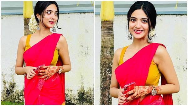 സാരിയില്‍ സുന്ദരിയായി നന്ദന വർമ്മ, ചിത്രങ്ങള്‍ കാണാം
