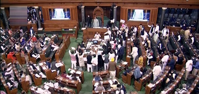 Winter Session of Parliament, in New Delhi, 2021