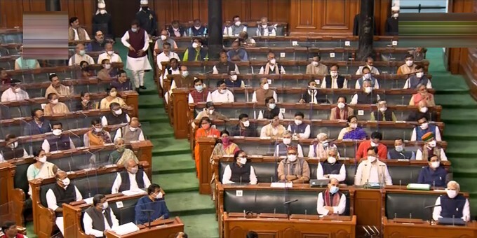 Winter Session of Parliament, in New Delhi, 2021