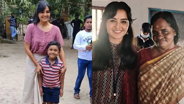 'യുവനടി ശോഭനയും' 2 വയസ്സില്‍ കാണാന്‍ കരഞ്ഞ തേജസും: താരങ്ങളെ ചേർത്ത് പിടിച്ച് മഞ്ജു വാര്യർ