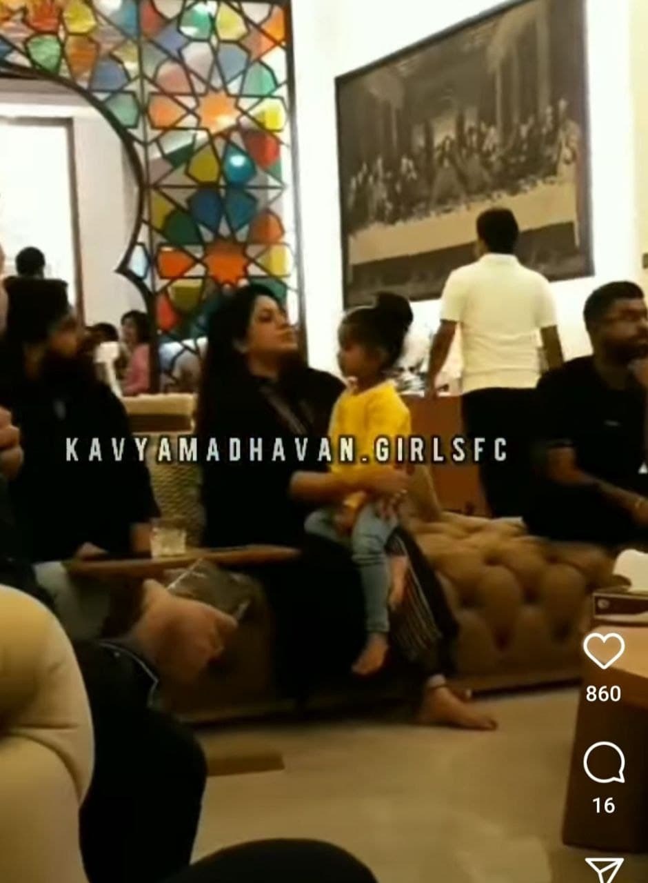 'മുട്ടായി തിന്നാല്‍ പുഴുപ്പല്ല വരും': കുസൃതിക്കുടുക്കയായി കൊച്ചുമഹാലക്ഷ്മി, ഒപ്പം ദിലീപും കാവ്യയും