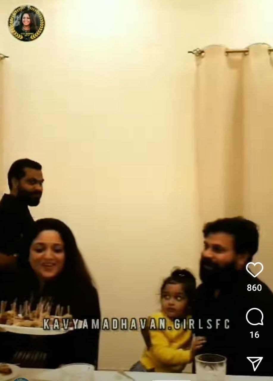 'മുട്ടായി തിന്നാല്‍ പുഴുപ്പല്ല വരും': കുസൃതിക്കുടുക്കയായി കൊച്ചുമഹാലക്ഷ്മി, ഒപ്പം ദിലീപും കാവ്യയും