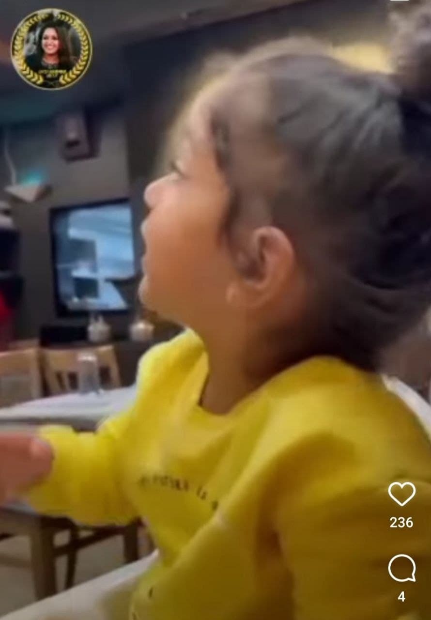 'മുട്ടായി തിന്നാല്‍ പുഴുപ്പല്ല വരും': കുസൃതിക്കുടുക്കയായി കൊച്ചുമഹാലക്ഷ്മി, ഒപ്പം ദിലീപും കാവ്യയും