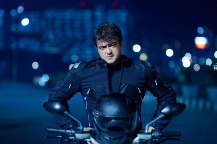 அஜித் படத்தின் பைக் ஸ்டண்ட் வைரல் புகைப்படம்...! செம கொண்டாட்டத்தில் ரசிகர்கள்! 