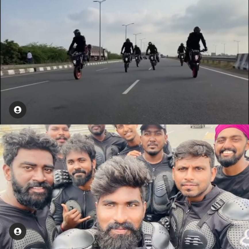 அஜித் படத்தின் பைக் ஸ்டண்ட் வைரல் புகைப்படம்...! செம கொண்டாட்டத்தில் ரசிகர்கள்! 