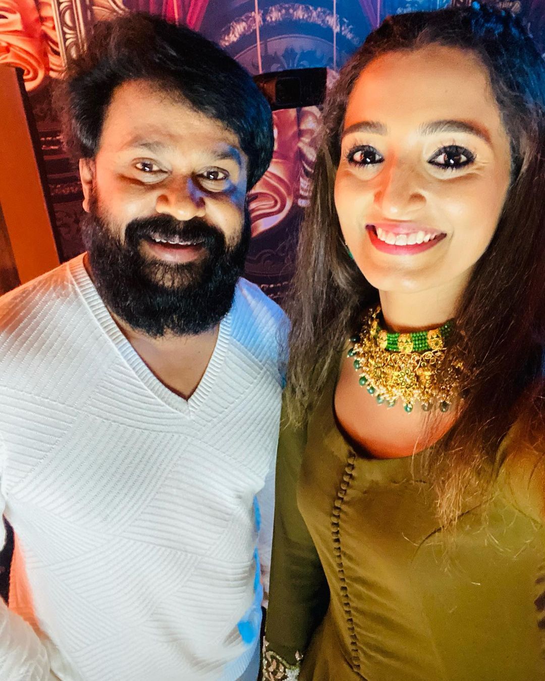 കട്ട താടിയില്‍ ദിലീപേട്ടന്‍...; പൊളി ചിത്രങ്ങള്‍ പങ്കുവച്ച് ഏഞ്ചല്‍ തോമസ്, വൈറല്‍