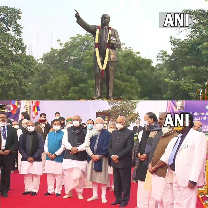 Leaders Pay's tribute to Dr. BR Ambedkar on his death anniversary ...