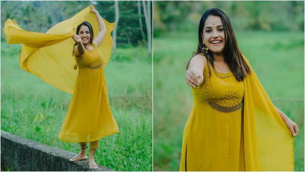 പാട വരമ്പത്തെ മഞ്ഞക്കിളി; അടിപൊളി ചിത്രങ്ങള്‍ പങ്കുവച്ച് അമൃത നായര്‍