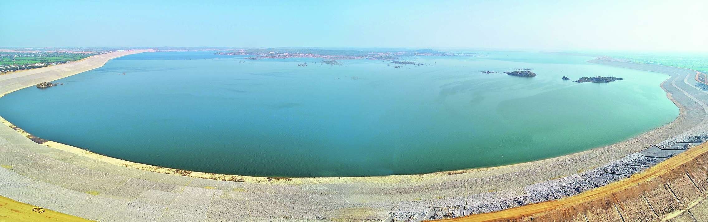 మానవ నిర్మిత అద్భుతం..మల్లన్న సాగరం (ఫొటోలు)