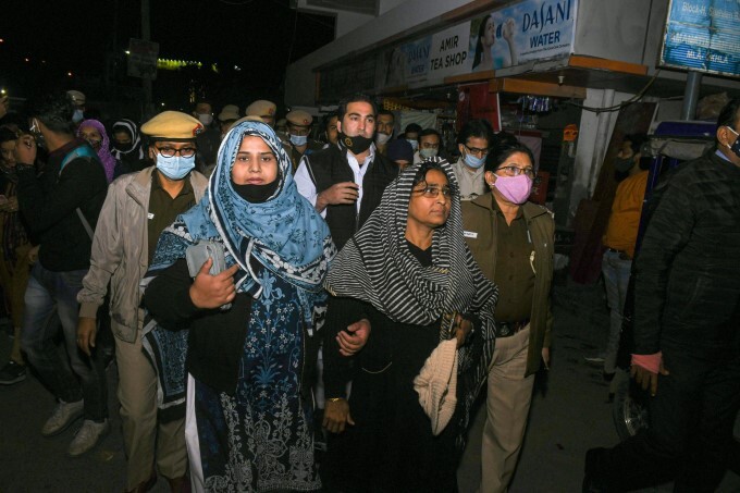 Protest Against Hijab Restrictions In Karnataka Across India, 12/02/2022