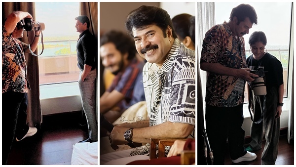 മമ്മൂക്കയുടെ ഫോട്ടോ എടുക്കാന്‍ ആളുകള്‍ ക്യൂ ആണ്; അതിനിടയിലാണ് ക്യാമറയുമായി മമ്മൂട്ടി... ചിത്രങ്ങള്‍