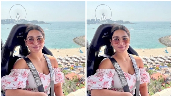  യുഎയിൽ ആകാശത്ത് വെച്ച് ഡിന്നർ.. ഹെലികോപ്റ്ററിൽ കറക്കം..പൊളിച്ചടുക്കി സാനിയ ഇയ്യപ്പൻ