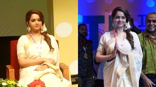 വേദിയില്‍ അപ്രതീക്ഷിത അതിഥിയായി എത്തി ഞെട്ടിച്ച് ഭാവന: നിറഞ്ഞ കയ്യടിയോടെ  വരവേറ്റ് സദസ്സ്