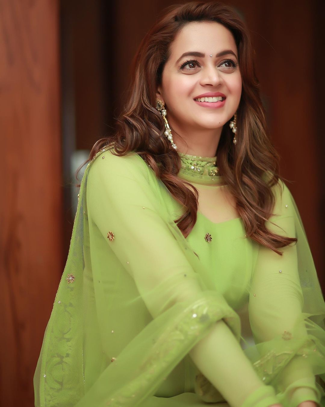 സാരിയില്‍ തിളങ്ങി ഭാവന; നടിയുടെ പുതിയ ചിത്രങ്ങള്‍ വൈറല്‍