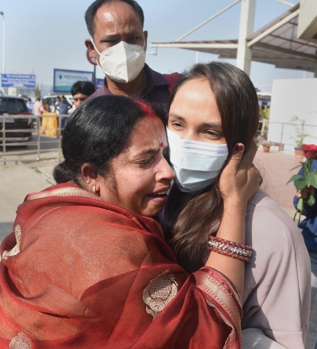 Stranded Indian nationals Arrives In India from Ukraine, 07/03/2022