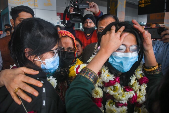Stranded Indian nationals Arrives In India from Ukraine, 07/03/2022