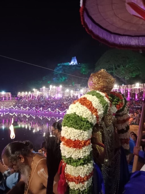 Melukote Cheluvanarayana Swamy Temple Vairamudi Utsava Teppotsava