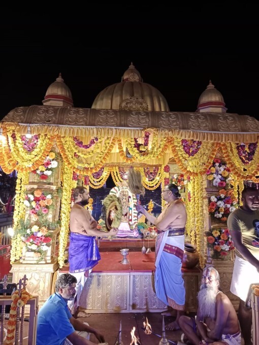Melukote Cheluvanarayana Swamy Temple Vairamudi Utsava Teppotsava