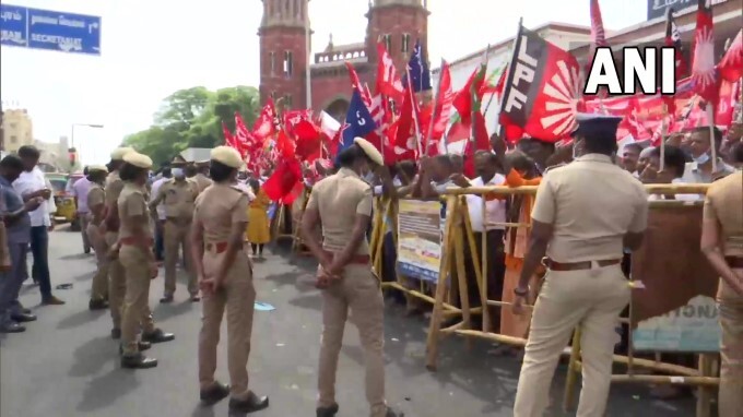 Two-day Nationwide Strike Against Central Government, 29/03/2022
