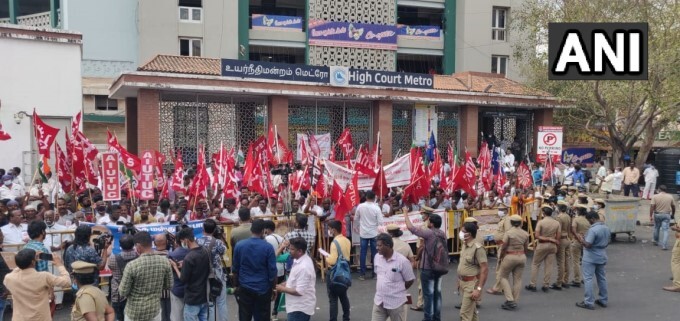 Two-day Nationwide Strike Against Central Government, 29/03/2022
