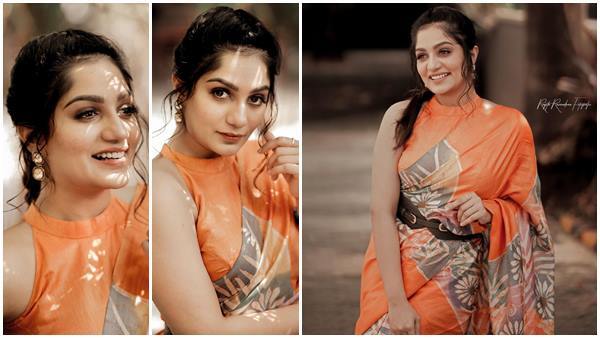 സാരിയഴകില്‍ സ്റ്റൈലിഷായി ആര്യ; എന്തൊരു ക്യൂട്ടാണെന്ന് ആരാധകര്‍, വൈറല്‍ ചിത്രങ്ങള്‍