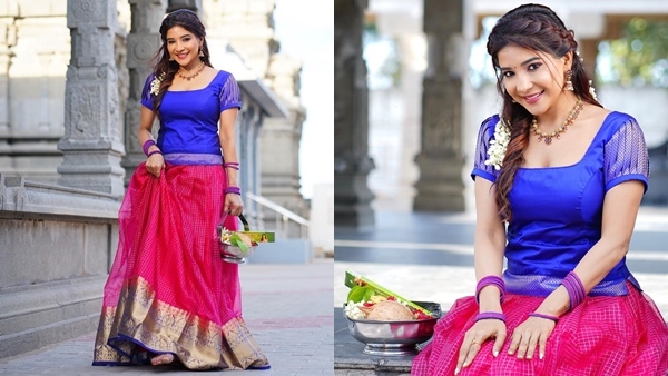 പട്ടുപാവാടയില്‍ നാടന്‍ സുന്ദരിയായി സാക്ഷി അഗര്‍വാള്‍; വൈറലായി പുതിയ ഫോട്ടോഷൂട്ട്