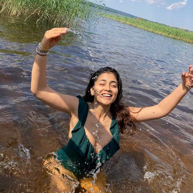 गोवा के बीच पर पिंक बिकनी में दिखीं अजय देवगन की ऑफस्क्रीन वाइफ श्रेया, देखें बोल्ड तस्वीरें