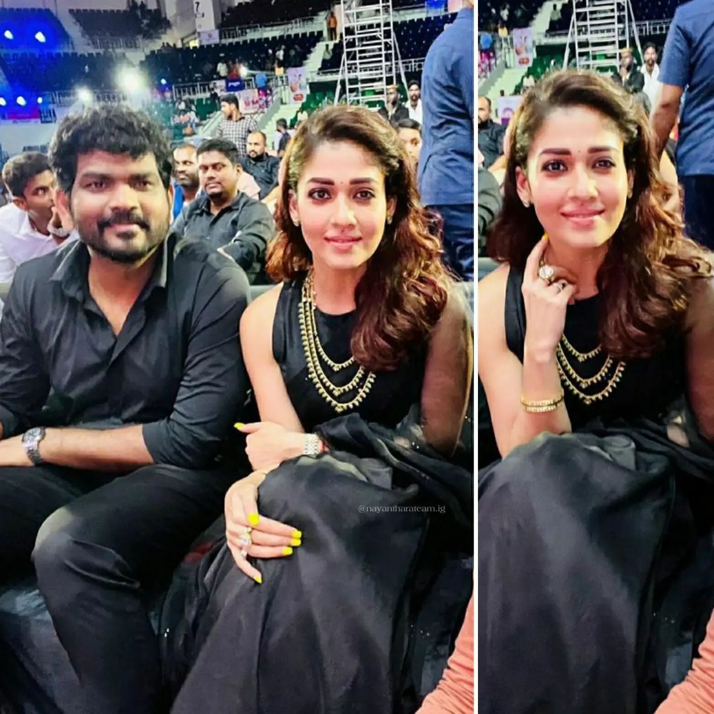 നിറചിരിയില്‍ തിളങ്ങി നയന്‍താര; അവാര്‍ഡ് വേദിയില്‍ വിഘ്‌നേഷും, ചിത്രങ്ങള്‍ കാണാം