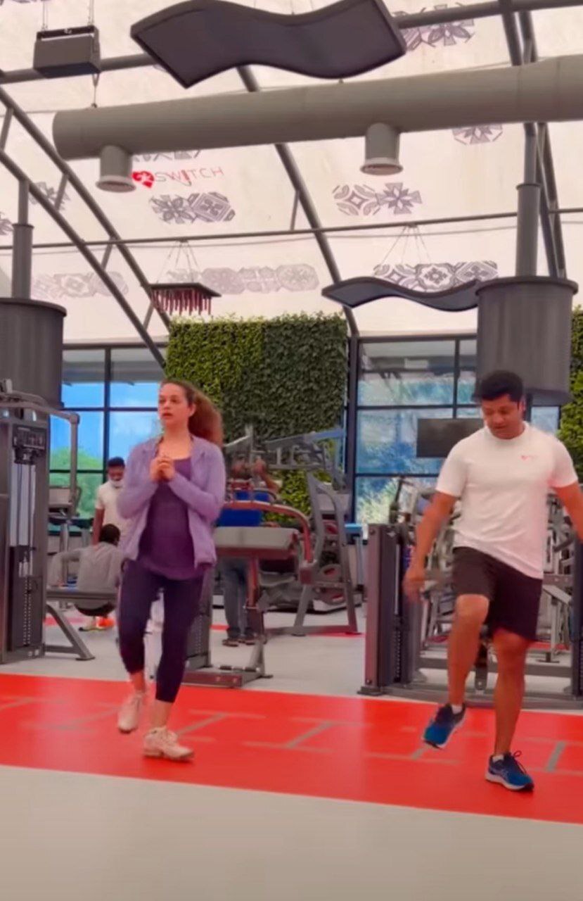 ഓടും ഭാവന, ചാടും ഭാവന:  വൈറലായി ഭാവനയുടെ വർക്ക്ഔട്ട് ദൃശ്യങ്ങള്‍