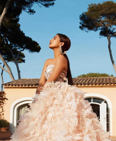 Actress Pooja Hegde During Cannes 2022